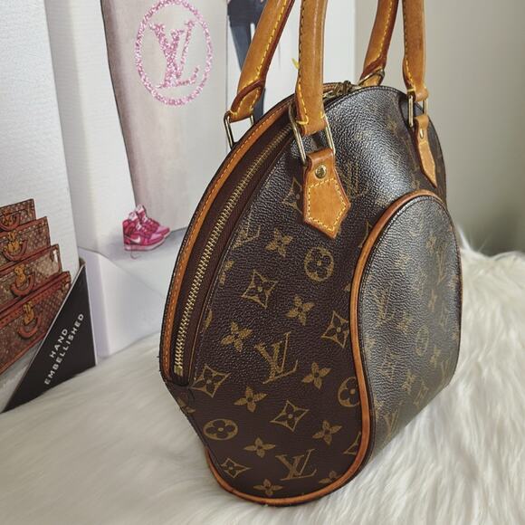 AUTHENTIC LOUIS VUITTON ELLIPSE PM HANDBAG MONOGRAM TH0033 - Picture 2 of 13